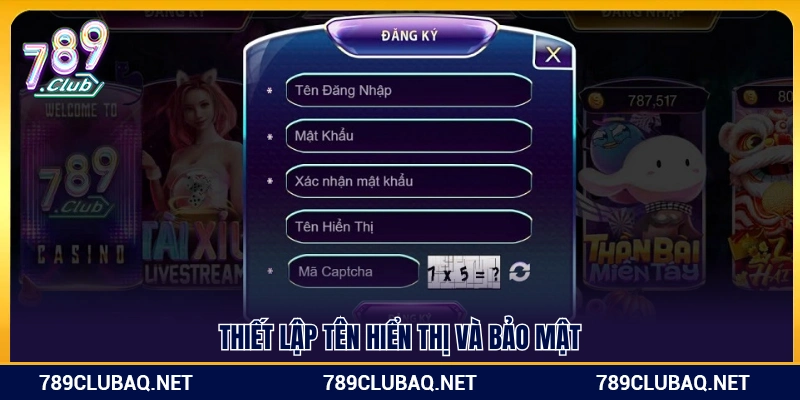 Cấu hình tên và chế độ an toàn