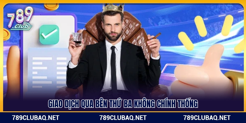 Thực hiện nạp/rút tiền qua các kênh trung gian